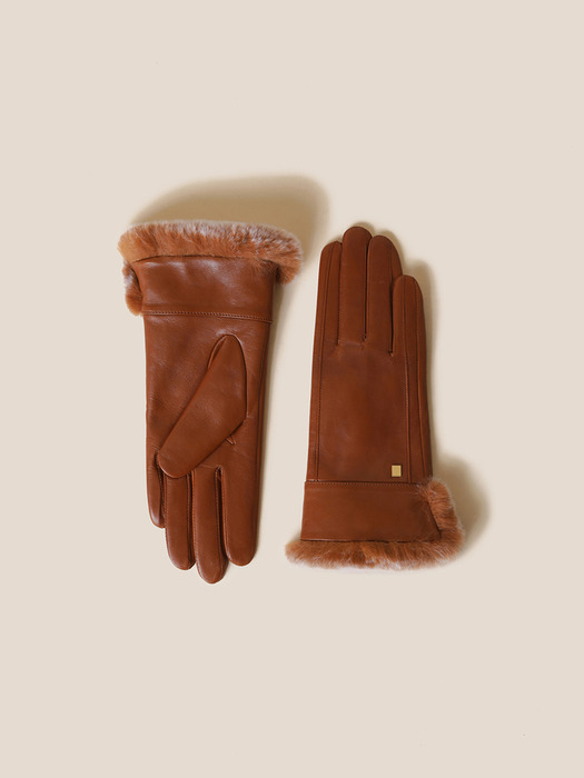 Vety Fur Gloves (Brown)_RCHAX24641BRX