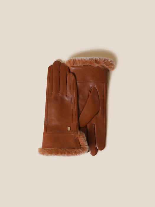 Vety Fur Gloves (Brown)_RCHAX24641BRX