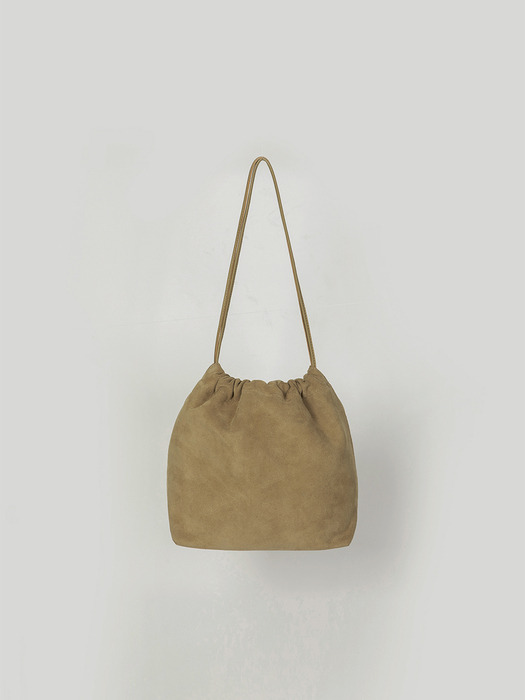 JOY SUEDE COW LEATHER BAG_BEIGE