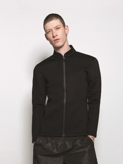 SWIM ZIP JACKET_MEN_BLACK