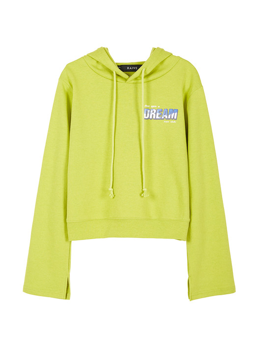 Cropped Hoodie Sweatshirt (L/Green)_VW8AE0620