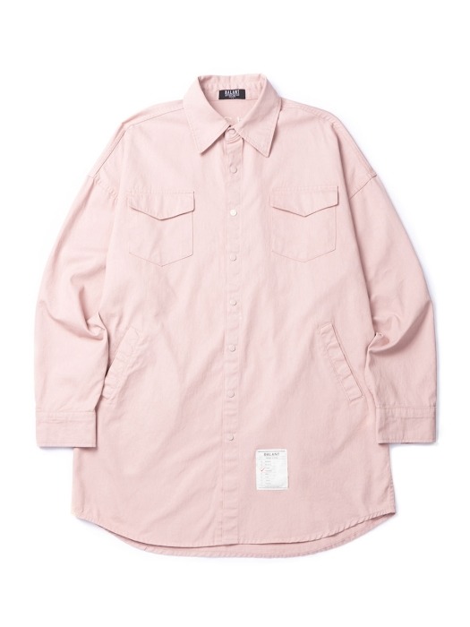 Talent Classic Snap button Shirt - Pink