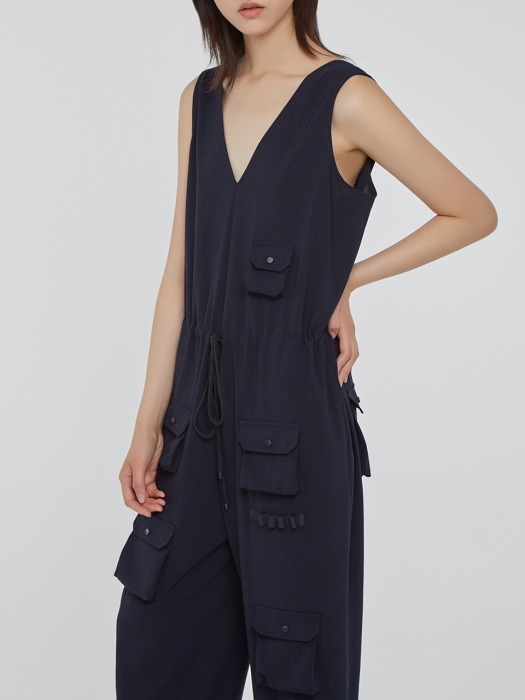 Navy Play Jumpsuit 1
