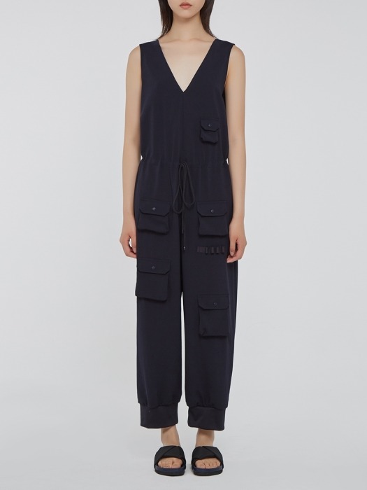 Navy Play Jumpsuit 1