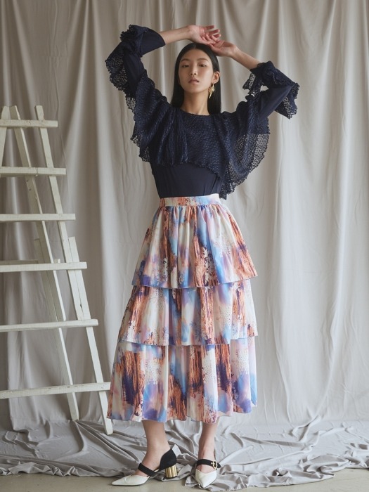 sunset cancan skirt