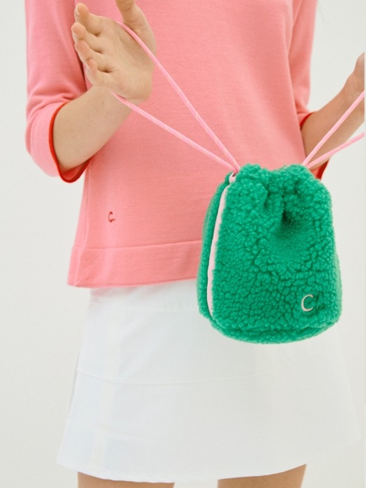 Clove Teddy Bear Bag (Green)