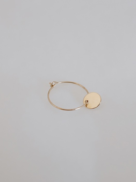Oval 15mm Ring Earring