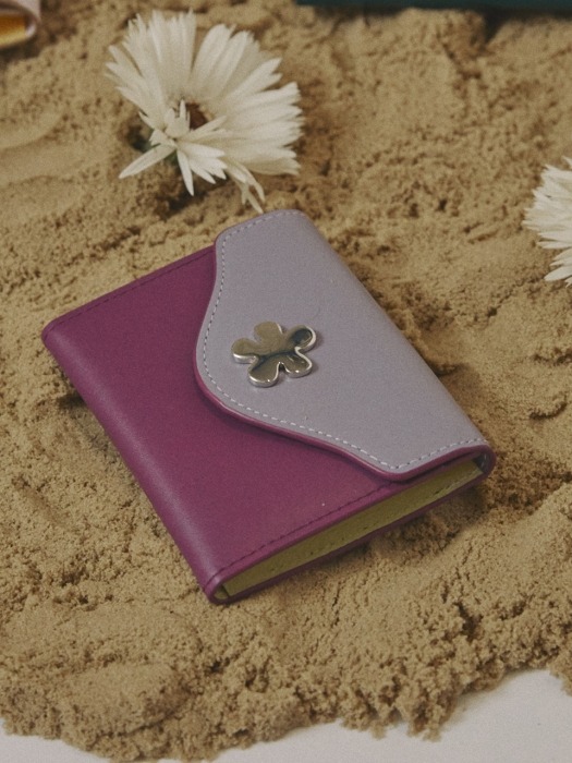 Hey Daisy Colorblock Wallet_Violet