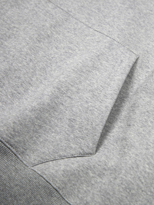 Frame Embroidery Hoodie_Gray