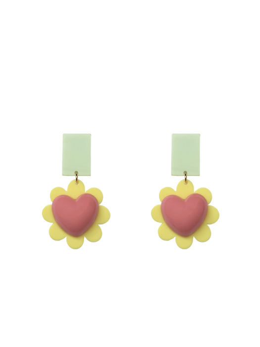 Peach sorbet earrings