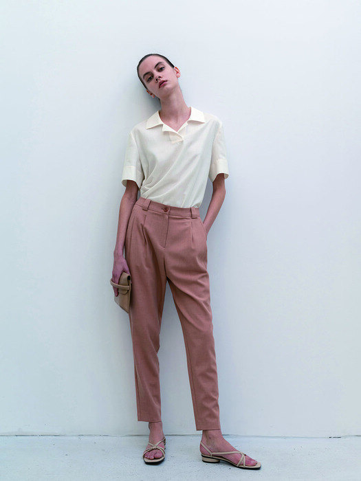 DARK CORAL RELAXED TROUSER