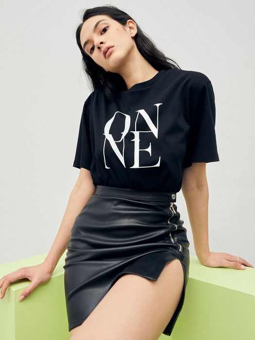 Tape-pointed ONNE T-Shirt Black