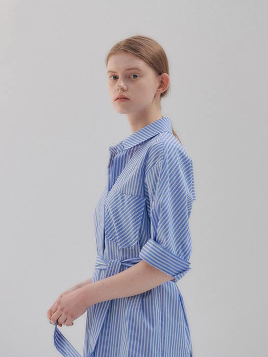 20N summer basic shirts dress [ST]