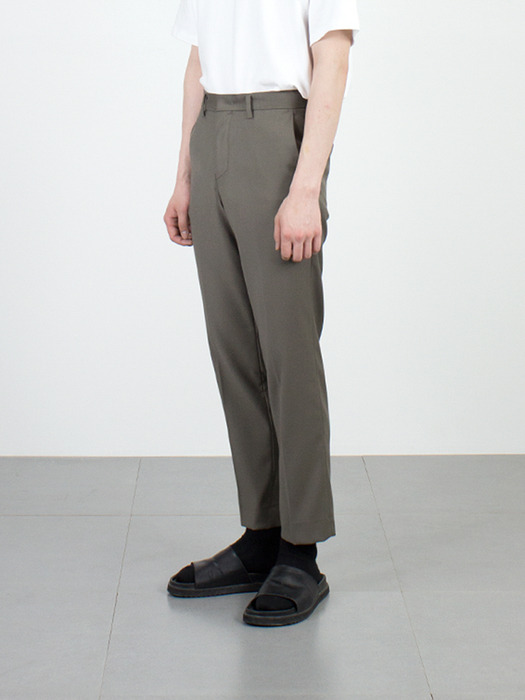 Essential Slim Pants (Khaki Grey)