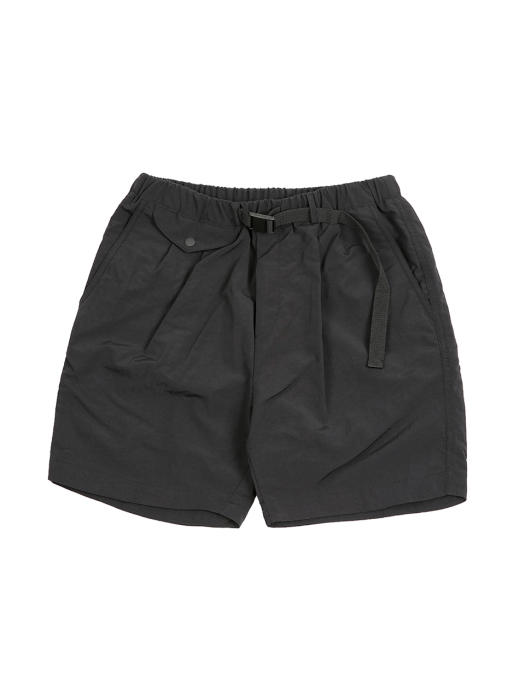 Drawstring Swim Shorts (Black)