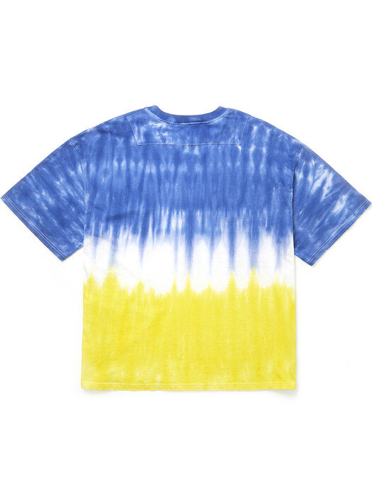 TIE DYE BASIC LOGO SHORT-SLEEVED T-SHIRT_BL