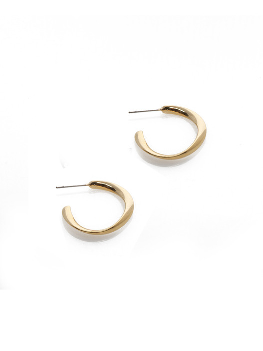 Slim Circle Ring Earrings