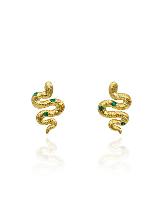 The classical snake earrings no.1