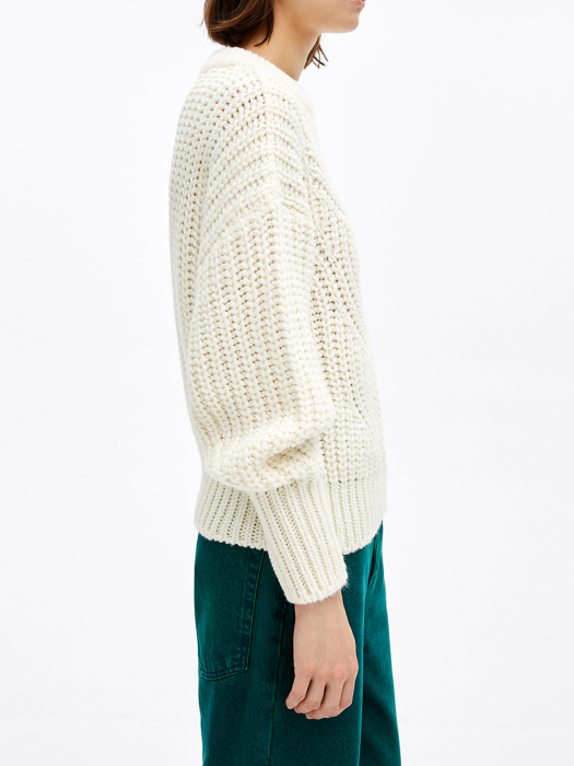 Ivory wool jumper_B206AWK010IV