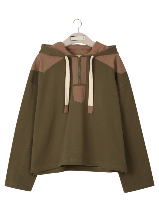 [20F/W UNTACT RUNWAY] stroll hood mtm _ khaki