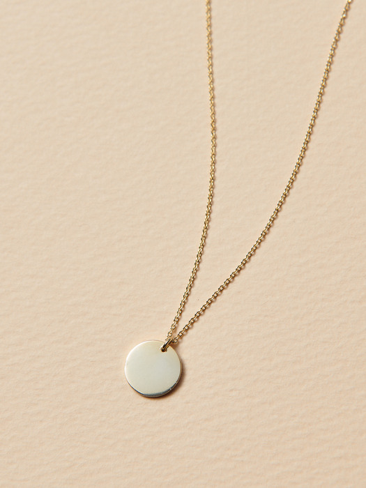 Plain Coin Necklace, Jane