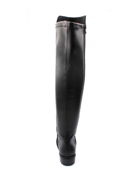 [리퍼브][225~250]Ines Span Knee-High Boots/B2020/BK