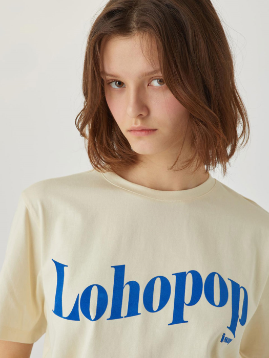 Lohopop T-shirt [CUSTARD YELLOW] JYTS1B903Y1