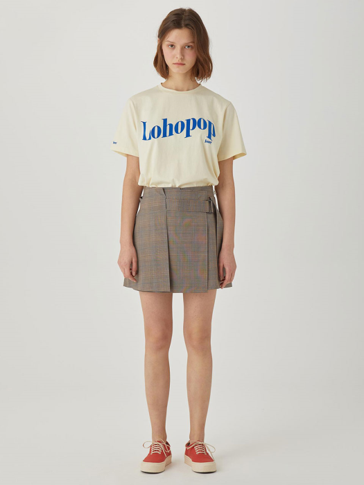 Lohopop T-shirt [CUSTARD YELLOW] JYTS1B903Y1