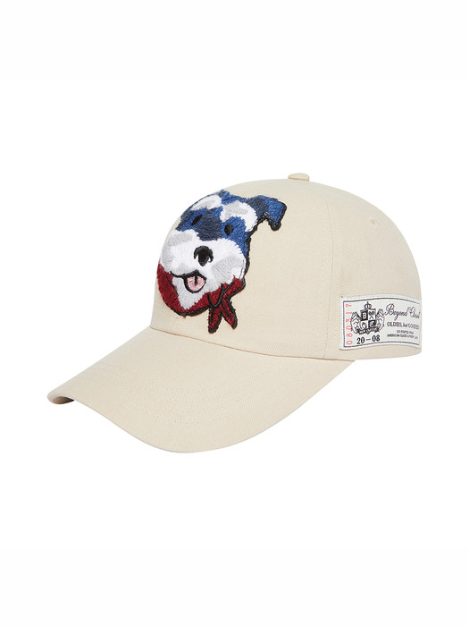 IVY DOG BIG WAPPEN CHINO CAP BEIGE