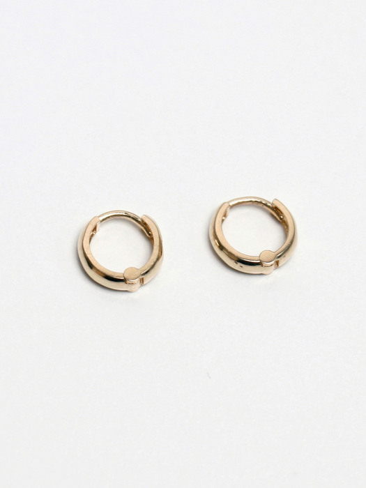 14K gold classic one-touch earring (s)