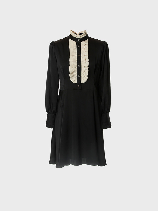 Victorian Ruffled Midi Dress_UWS-FS21