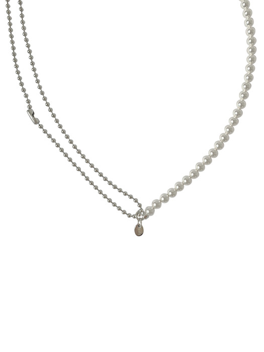 swarovski pearl mix necklace