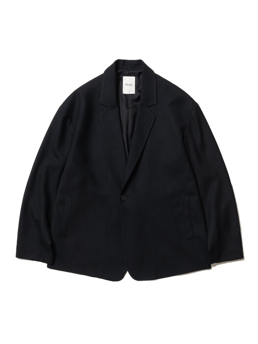 Relax One Button Jacket Black