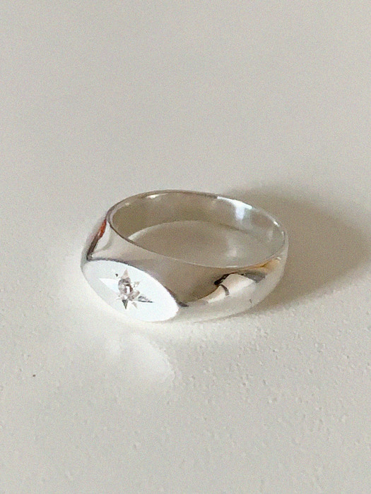 signature, star carved ring