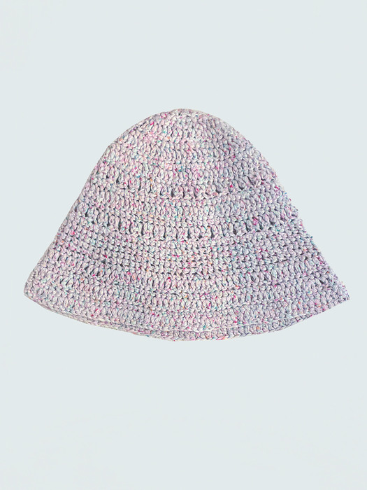 Via Crochet knit bucket hat
