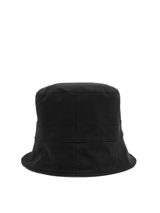 Toile De Jouy Bucket Hat, Black