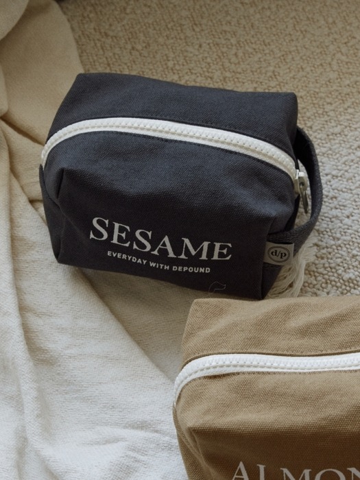 [리퍼브]utility pouch (S) - sesame