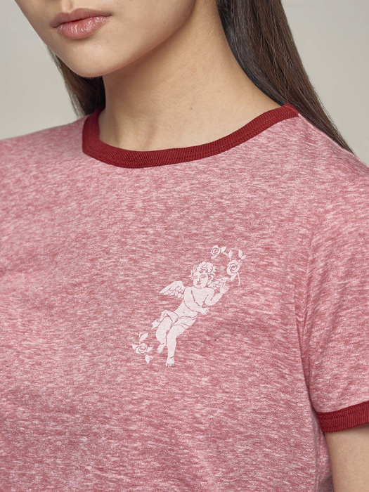 ANGEL RINGER TEE [RED]