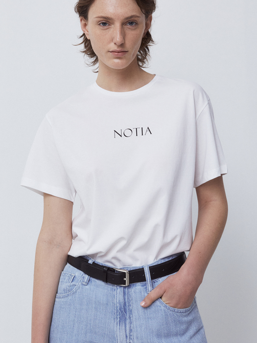 SUMMER LETTERING T-SHIRTS-WHITE