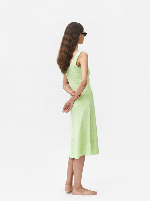 LIME COCO TOWELLING DRESS