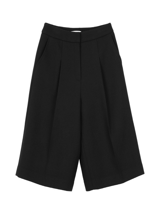 [22FW] Wool Bermuda Pants - Black