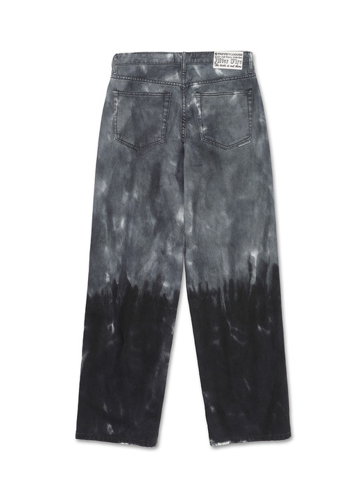 DYED COTTON PANTS CHARCOAL