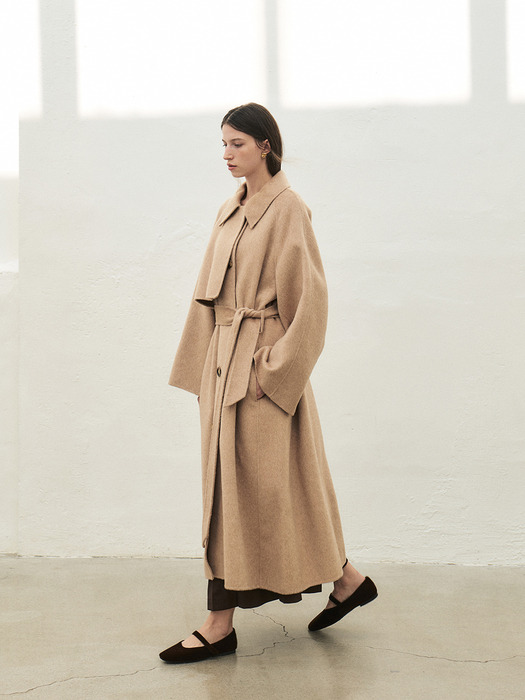 TWF CAMEL HAIR LAYER COAT [HAND MADE]_2COLORS