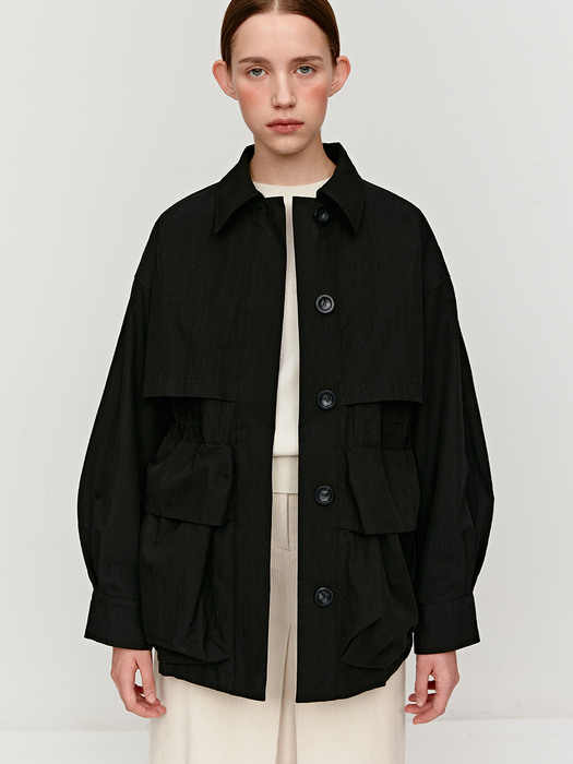 TWF VOLUME POCKET COLLAR PARKA_2COLORS