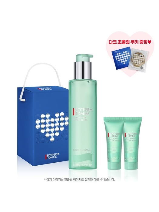 [S발렌타인] 아쿠아파워 올인원 200ml 세트 (+쿠키, 올인원 40ml)