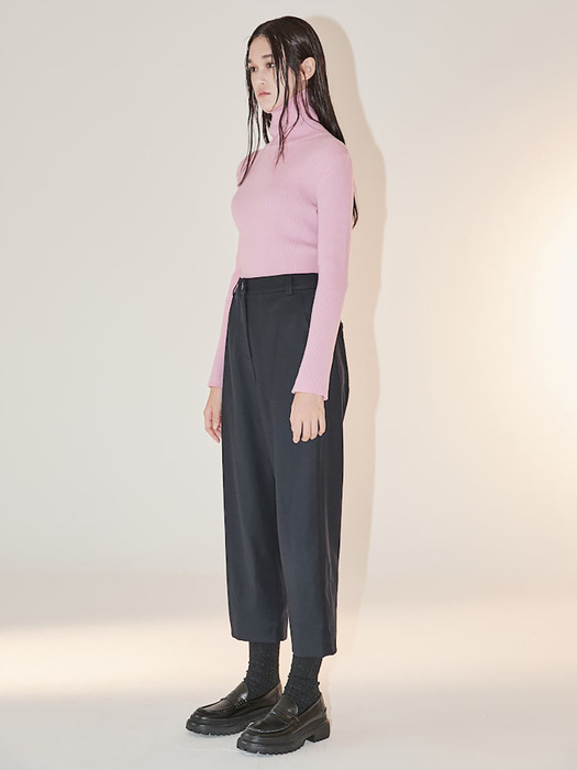 Essential Turtleneck Knit Pullover  Light Pink (KE2X51M01Y)