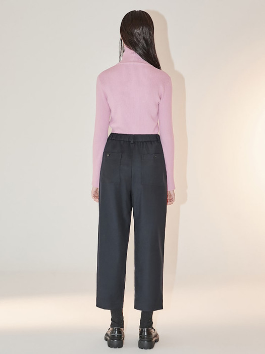 Essential Turtleneck Knit Pullover  Light Pink (KE2X51M01Y)