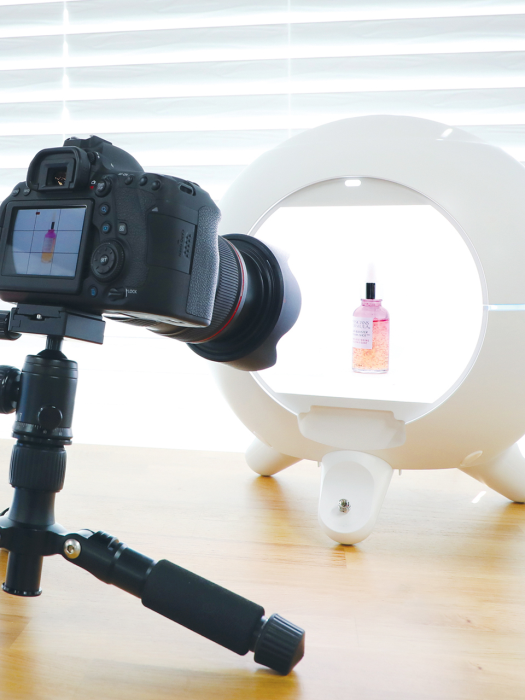 폴디오360스마트돔 +마운트키트 360도 자동 제품촬영 미니스튜디오 포토박스