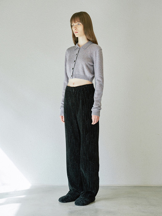 CORDUROY BANDING PANTS (black)