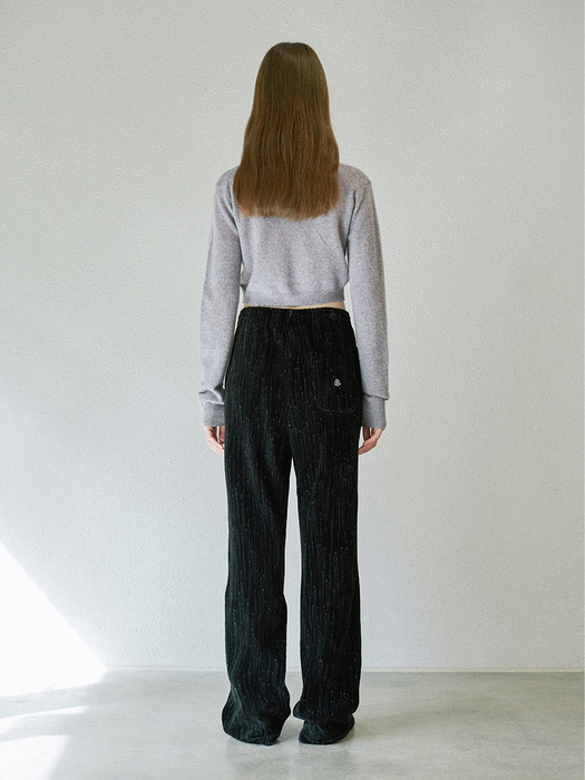 CORDUROY BANDING PANTS (black)